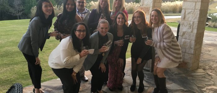 Students with Facilitator Laura Debow and Training Course Director Shannon Lepard